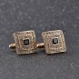 Cuff Links for French Shirt Gift Men Jewelry Cufflinks Luxury Amethyst Crystal