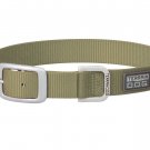 Terrain D.O.G. Nylon Single-Ply Dog Collar, 3/4" by 17", Olive