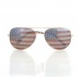 Shaderz USA America Aviator Sunglasses - Great Accesory for 4th of July - Gold C