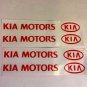 4pc  Sticker Set Door Handle Vinyl Fit Car Auto KIA MOTORS