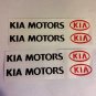 4pc  Sticker Set Door Handle Vinyl Fit Car Auto KIA MOTORS
