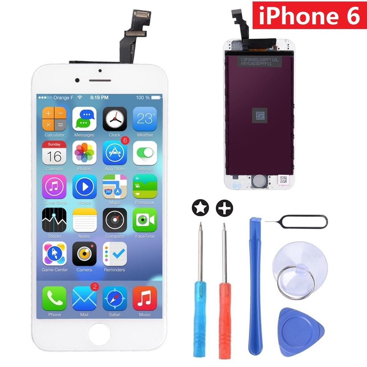 Goldwangwang LCD Display Screen Replacement Touch Screen Digitizer Full Set of A