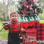 GUCHOL Kids Suspenders Bowtie Set - Adjustable Length Christmas Clothing Accesso