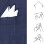 GUCHOL Bow Tie Pocket Cloth Necktie 3 Style Set Solid Adjustable Size Boys Colle