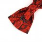 Mr.Van Classic Black Floral Bow Ties Mens Adjustable Pre-tied Formal Tuxedo Blac