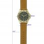 Unisex Oversize Easy Reader Sport Brown Watch