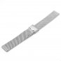 Ritche 18mm Mesh Stainless Steel Bracelet Wrist Watch Band Strap Clasp Silver