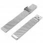Ritche 18mm Mesh Stainless Steel Bracelet Wrist Watch Band Strap Clasp Silver