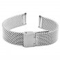 Ritche 18mm Mesh Stainless Steel Bracelet Wrist Watch Band Strap Clasp Silver