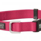 Terrain D.O.G. Nylon Adjustable Snap-N-Go Dog Collar, Large, Pink