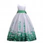 Flower Girl Dress Princess Kids Pageant Party Dance Birthday Ball Gown 8-9 Years