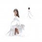 Girl Ball Dress First Communion Dress With Long Sleeve （White 4）