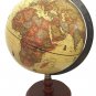 Exerz Antique Globe (Large Dia 10" / 25cm) With A Wood Base, Political Desktop W