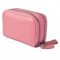 Genuine Leather Wallet Latest Credit Card Safe Holder/Case/ Small Purses Pink