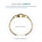 Smart Jewelry,Activity Tracker Bracelet for Women,925 Sterling Silver Swarovski