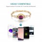 Smart Jewelry,Activity Tracker Bracelet for Women,925 Sterling Silver Swarovski