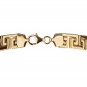 SilverLuxe 925 Sterling Silver Gold Plated Greek Key Bracelet