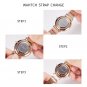 VICTORIA HYDE Womens Quartz Watches Bird Pattern Face Stainless Steel Bracelets