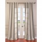 Set 2 Grey Linen Curtains Long Panels Drapes 84-120 inch