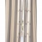 Set 2 Grey Linen Curtains Long Panels Drapes 84-120 inch