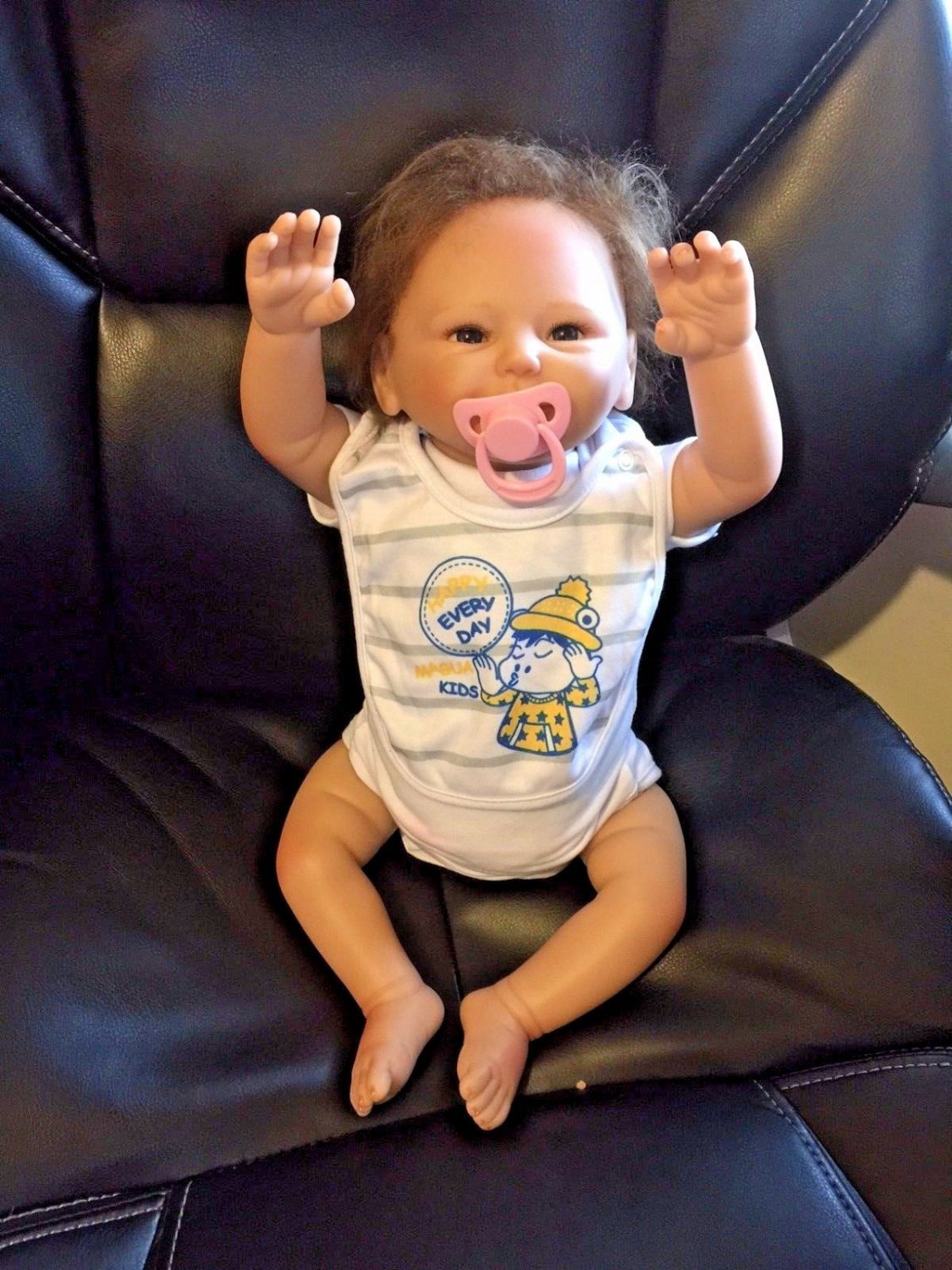 CHILD FRIENDLY NEW  Real Looking newborn BABY DOLL SOFT SILICONE VINYL