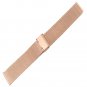New Rose Gold Milanese Stainless Loop Steel Band Milanese Mesh Watch Strap 14mm