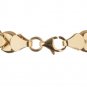 SilverLuxe 18kt Gold Plated 925 Sterling Silver Hugs and Kisses XOXO Bracelet