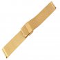 New Gold Milanese Stainless Loop Steel Band Milanese Mesh Watch Strap 16mm