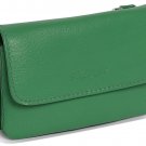 Leather Wallet Latest Credit Card Safe Holder/Case/Protector Green