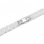 RECHERE Ceramic Bracelet Watch Band Strap Deployment Clasp 20mm White