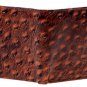 Lord West Men's Exotic Bi-Fold Leather Wallets with Flipout ID and Coin Pockets