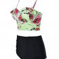 JOYMODE Women's Two Piece Plus Size Swimsuit Sexy Ruffled Bikini Set Size XXL Aq