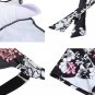 PARTY LADY Women's Strappy Banded Printed Tankini Top With Briefs Swimsuit Size