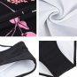PARTY LADY Women's Strappy Banded Printed Tankini Top With Briefs Swimsuit Size