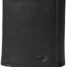 Dockers Men's Extra Capacity Trifold Wallet,Black Plaque