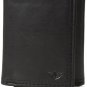 Dockers Men's Extra Capacity Trifold Wallet,Black Plaque