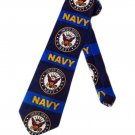 Mens United States Navy Necktie - Blue - One Size Neck usa flag