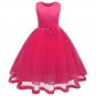 Girl Ball Dress Flower Ball Gown Party Wedding Tulle Ruffle