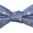 Buffalo Men's Ben Dot Bowtie, Navy/Taupe, One Size