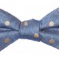 Buffalo Men's Ben Dot Bowtie, Navy/Taupe, One Size