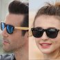 Bamboo sunglasses wooden Long Keeper Polarized Arms for Women Men With Box Brown