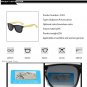 Bamboo sunglasses wooden Long Keeper Polarized Arms for Women Men With Box Brown