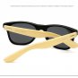 Bamboo sunglasses wooden Long Keeper Polarized Arms for Women Men With Box Brown