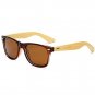 Bamboo sunglasses wooden Long Keeper Polarized Arms for Women Men With Box Brown