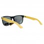 Bamboo sunglasses wooden Polarized Arm Hipster horned All Black