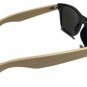 Bamboo sunglasses wooden Finest Men's Women's 55 MM Polarized Arms Black