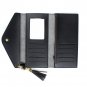 Fashion Leather Wallet Latest Credit Card Safe Holder/Case/Protector (Black)