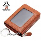 Womens Small Soft Leather Wallet Latest Credit Card Safe Holder/Case Protector