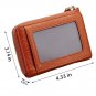Womens Small Soft Leather Wallet Latest Credit Card Safe Holder/Case Protector