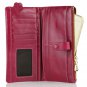 Women's Wallet Large Capacity Luxury Genuine Leather Purse Card Holder Rose